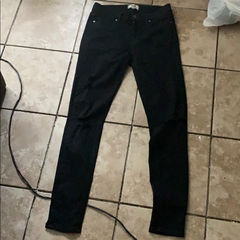 Paige Verdugo Ultra Skinny Black Jeans